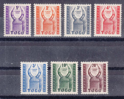Togo 1957 Timbre Taxe Mi#48-54 Mint Never Hinged - Ongebruikt