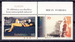 Slovenia 1995 Mi#110-111 Mint Never Hinged Pair - Slowenien