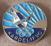 Sailing Club SFK Kardeljevo Ploce Croatia Pin Badge - Vela