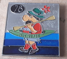 Rowing  Kayak Canue Yugoslavia 1978  Badge Pin - Rudersport