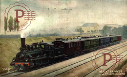 RARE Chemin De Fer, Orient Express Near Constantinople  TRAIN TREN CHEMIN DE FER RAILWAY - Turchia