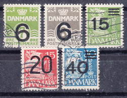 Denmark 1940 Mi#253-257 Used - Gebraucht