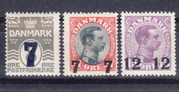 Denmark 1926 Mi#156-158 Mint Hinged - Ongebruikt