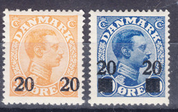 Denmark 1926 Mi#151-152 Mint Hinged - Unused Stamps