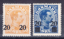 Denmark 1926 Mi#151-152 Mint Hinged - Unused Stamps