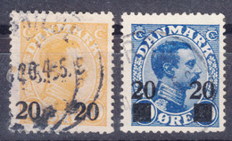 Denmark 1926 Mi#151-152 Used - Gebraucht