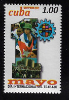 CUBA 2021. PRIMERO DE MAYO. DÍA DEL TRABAJO. MNH - Ungebraucht