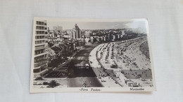 Delcampe - ANTIQUE PHOTO POSTCARD URUGUAY MONTEVIDEO - PLAYA POCITOS UNCIRCULATED - Uruguay