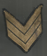 écusson Tissu , Militaria , Grade , 2 Scans, Frais Fr 1.75 E - Blazoenen (textiel)