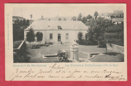 Mariemont -La Fontaine Archiducale ... Dite De Spa - Précurseur 1901 ( Voir Verso ) - Morlanwelz
