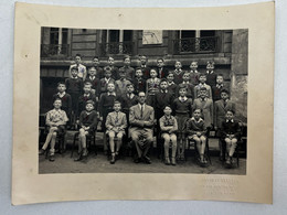 Photo De Classe David Et Vallois LEVALLOIS-PARIS 1953 Groupe De Collégiens Identifiés Au Dos - Other & Unclassified