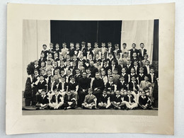 Photo De Groupe De Communiants David Et Vallois LEVALLOIS-PARIS Circa 1950 - Other & Unclassified