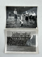 Lot De 2 Photos Groupes De Scouts SUF Paris Saint Philippe Du Roule De Paris 8e Arrondissement 222e - Other & Unclassified