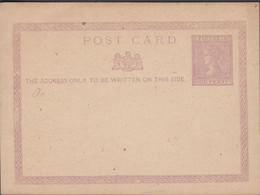 1878. VICTORIA ONE PENNY. POST CARD.  VICTORIA. - JF430269 - Briefe U. Dokumente