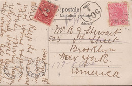 1909. Victoria. POST CARD With Costumes Suisses Argovie With 1 D Cancelled 8 JUN 1909 To USA. American 2 C... - JF430276 - Storia Postale