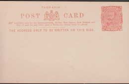 1908. TASMANIA. AUSTRALIA  POST CARD ONE PENNY Edward TASMANIA.  - JF430288 - Cartas & Documentos