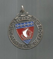 Medaille, Sports, LIGUE PARISIENNE DE FOOTBALL , 1970-71, Frais Fr 1.95e - Andere & Zonder Classificatie