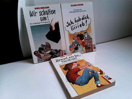 Konvolut Bestehend Aus 3 Bänden, Zum Thema: Comics / Cartoons. - Sonstige & Ohne Zuordnung