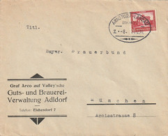 Allemagne Ambulant Arnsdorf - Landau Sur Lettre 1930 - Brieven En Documenten