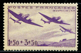 FR1602 French 1942 World War II Fighter 1V Engraving Edition MNH - Neufs