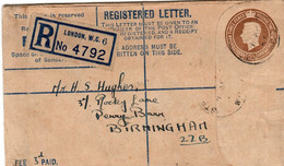 Great Britain 1941 Registered Letter 5.5 Pence KGVI - Zonder Classificatie