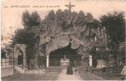 CPA - Carte Postale - Belgique - Bruxelles Jette Laeken- Grotte De Notre Dame De Lourdes  1924 VM48376 - Forêts, Parcs, Jardins