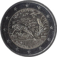 2021 LITUANIE - 2 Euros Commémorative - Réserve De Biosphère De Zuvintas - Litauen