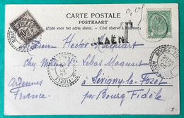 France CPA De Tunisie Taxée, TAD Perlé Bourg-Fidèle, Ardennes 25.8.1902 - (C161) - 1877-1920: Semi-Moderne