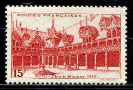 FR1664 French 1942 Medieval Hospital Building 1V Engraving Edition MNH - Neufs