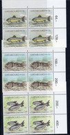 Luxemburg - Mi 1437 - 1439 Fische Kompletter Satz Aus Dem Jahre 1998 - Eckrand + Viererblock / Postfrisch / MNH - Unused Stamps