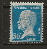 FRANCE: *, N° YT 176, Ch., TB - 1922-26 Pasteur