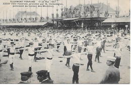 C/274       63      Clermont Ferrand       19/20 Mai 1907   XXXIII ° Fete Fédérale De Gymnastique - Clermont Ferrand