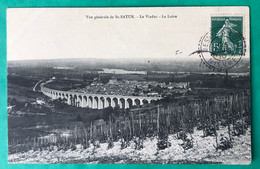 France N°137 Sur CPA, TAD Perlé Mesves-sur-Loire, Nievre 1910 - (C187) - 1877-1920: Semi-Moderne
