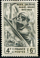 FR1670 French 1943 Train And Driver 1V MNH - Neufs