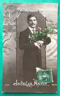 France N°137 Sur CPA, TAD Perlé La Chaussée-Saint-Victor, Loir Et Cher 1913 - (C188) - 1877-1920: Semi-Moderne