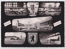 BERLIN TEMPELHOF FLUGHAFEN BRITISH EUROPEAN AIRWAYS AIRPLANE AEROPORT AVION AIR FRANCE AIRPORT COMBI VW MULTIVUES - 1946-....: Modern Era
