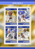 GUINEA REP. 2017 ** Mother Teresa Mutter Teresa Pope John Paul II. M/S - OFFICIAL ISSUE - DH1726 - Mother Teresa