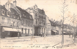 CPA Cosne - Boulevard De La République - Carte Voyagée En 1903 - Dos Simple - Cosne Cours Sur Loire