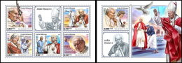 GUINEA BISSAU 2018 MNH** Mother Teresa Mutter Teresa Pope John Paul II. M/S+S/S - OFFICIAL ISSUE - DH1825 - Mutter Teresa