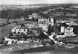 85-MAILLEZAIS- ABBAYE DE MAILLEZAIS VUE DU CIEL - Maillezais