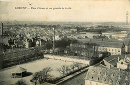 Lorient * Place D'armes Et Vue Générale De La Ville * Kiosque à Musique - Lorient