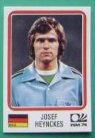 JOSEF HEYNCKES GERMANY 1974 #75 PANINI FIFA WORLD CUP STORY STICKER SOCCER FUSSBALL FOOTBALL - Englische Ausgabe