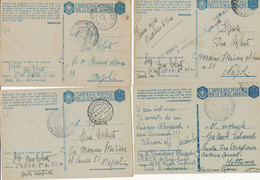 SECONDA GUERRA MONDIALE CASALE MONFERRATO 6 FRANCHIGIE MILITARI IN CHIARO - Military Mail (PM)
