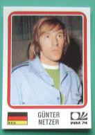 GUNTER NETZER GERMANY 1974 #71 PANINI FIFA WORLD CUP STORY STICKER SOCCER FUSSBALL FOOTBALL - Englische Ausgabe