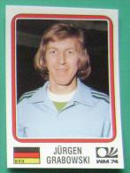 JURGEN GRABOWSKI GERMANY 1974 #66 PANINI FIFA WORLD CUP STORY STICKER SOCCER FUSSBALL FOOTBALL - Edition Anglaise