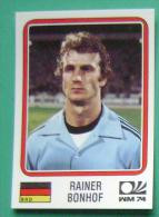 RAINER BONHOF GERMANY 1974 #64 PANINI FIFA WORLD CUP STORY STICKER SOCCER FUSSBALL FOOTBALL - Englische Ausgabe