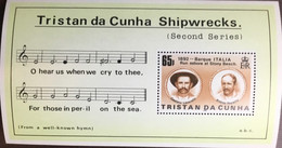 Tristan Da Cunha 1986 Shipwrecks Minisheet MNH - Tristan Da Cunha