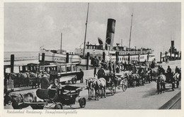 Germany - Nordseebad Norderney - Dampfer Frisia - Steamer - Carriage - Bus - Aurich