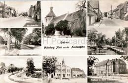 Gruss Aus Oldenburg I Holst Vor Der Nordlandfahre - Schuhstrasse - Kirche - Rathaus - Old Postcard - Germany - Unused - Oldenburg (Holstein)