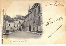 Carte POSTALE  Ancienne De BOURBONNE Les BAINS,  Rue Des Bains - Bourbonne Les Bains